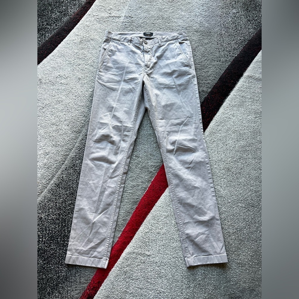 Theory Brewer Soft Sateen Slim Fit Chino Pants